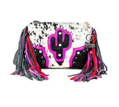 Patsy - Black w/ Onyx Tool-Patsy-Western-Cowhide-Bags-Handmade-Products-Gifts-Dancing Cactus Designs