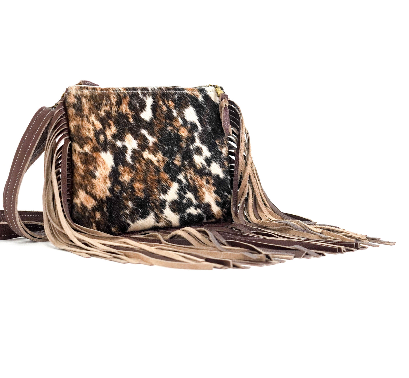 Patsy - Brindle w/ No Embossed-Patsy-Western-Cowhide-Bags-Handmade-Products-Gifts-Dancing Cactus Designs