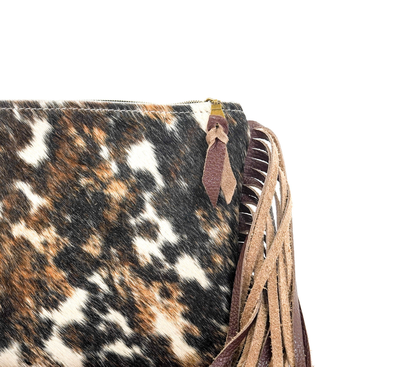 Patsy - Brindle w/ No Embossed-Patsy-Western-Cowhide-Bags-Handmade-Products-Gifts-Dancing Cactus Designs