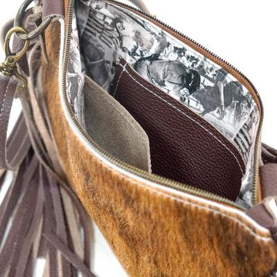 Patsy - Brindle w/ No Embossed-Patsy-Western-Cowhide-Bags-Handmade-Products-Gifts-Dancing Cactus Designs