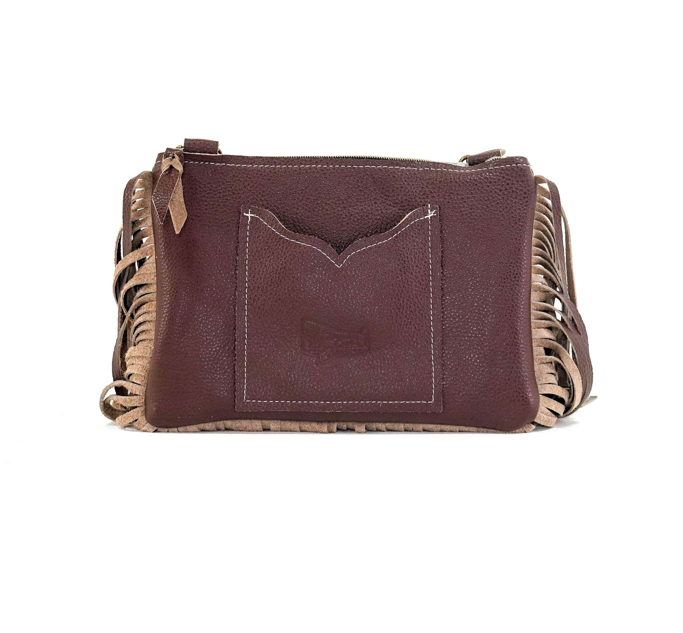 Patsy - Brindle w/ No Embossed-Patsy-Western-Cowhide-Bags-Handmade-Products-Gifts-Dancing Cactus Designs