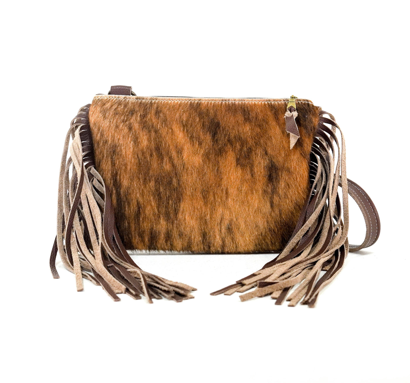 Patsy - Brindle w/ No Embossed-Patsy-Western-Cowhide-Bags-Handmade-Products-Gifts-Dancing Cactus Designs