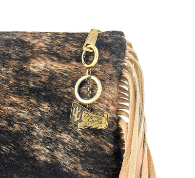 Patsy - Dark Brindle w/ No Embossed-Patsy-Western-Cowhide-Bags-Handmade-Products-Gifts-Dancing Cactus Designs