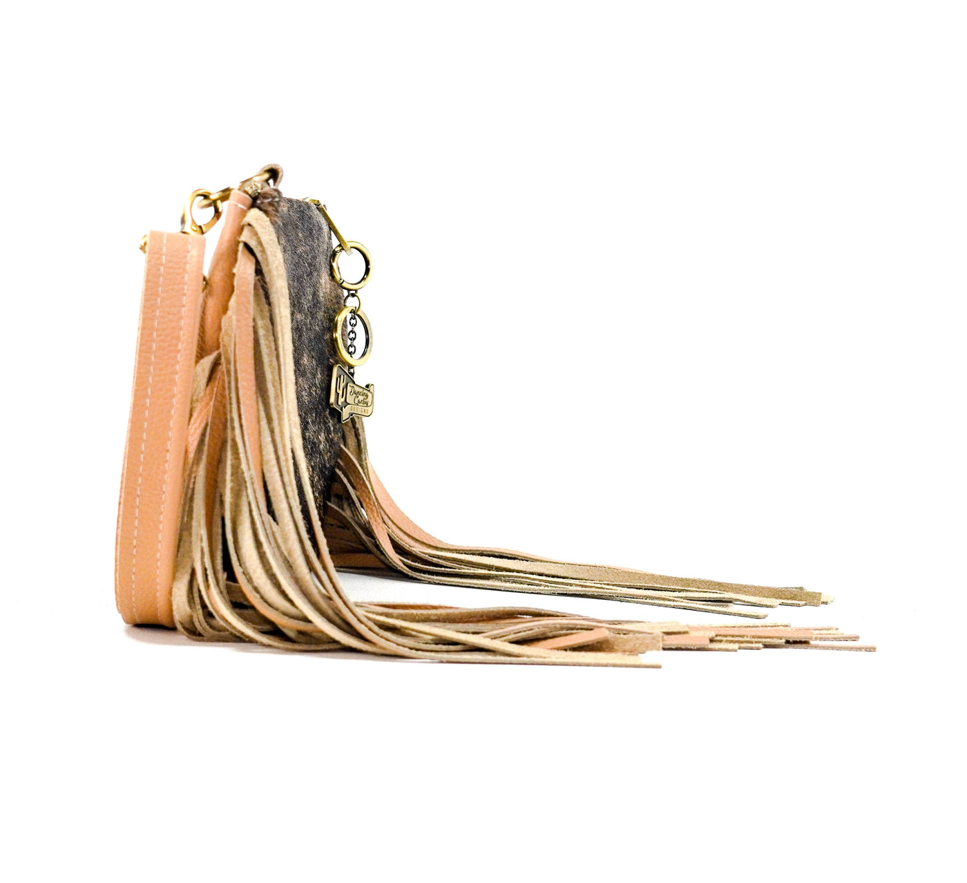 Patsy - Dark Brindle w/ No Embossed-Patsy-Western-Cowhide-Bags-Handmade-Products-Gifts-Dancing Cactus Designs