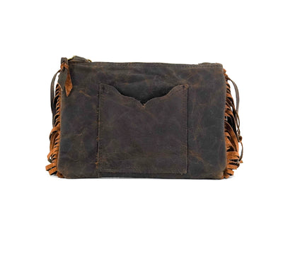 Patsy - Longhorn w/ Saddle Ostrich-Patsy-Western-Cowhide-Bags-Handmade-Products-Gifts-Dancing Cactus Designs
