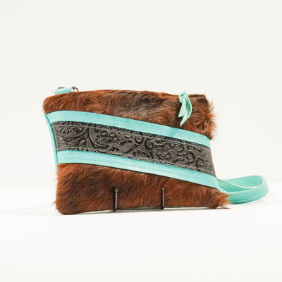 Patsy - Red Brindle w/ Onyx Tool-Patsy-Western-Cowhide-Bags-Handmade-Products-Gifts-Dancing Cactus Designs