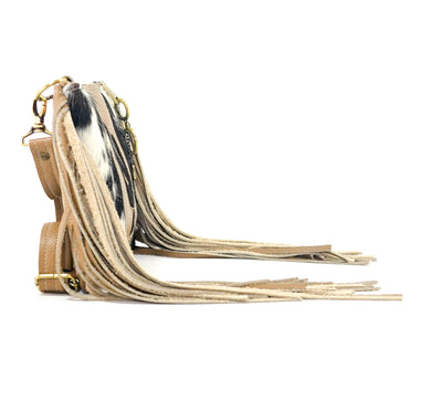 Patsy - Tricolor w/ Latte Leather-Patsy-Western-Cowhide-Bags-Handmade-Products-Gifts-Dancing Cactus Designs