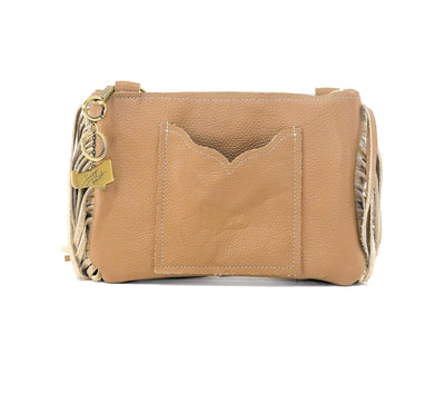 Patsy - Tricolor w/ Latte Leather-Patsy-Western-Cowhide-Bags-Handmade-Products-Gifts-Dancing Cactus Designs