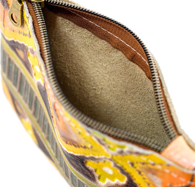 Purse Organizer - All Embossed w/ Aurora Navajo-Purse Organizer-Western-Cowhide-Bags-Handmade-Products-Gifts-Dancing Cactus Designs