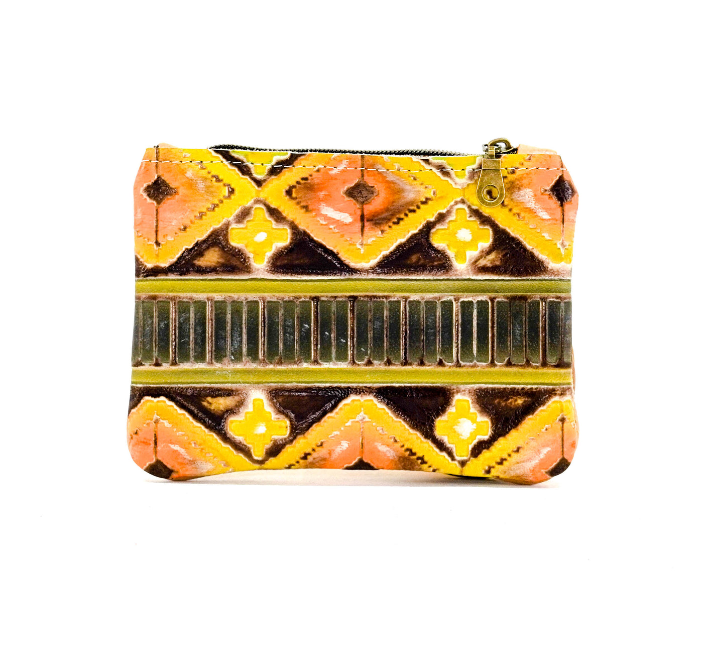 Purse Organizer - All Embossed w/ Aurora Navajo-Purse Organizer-Western-Cowhide-Bags-Handmade-Products-Gifts-Dancing Cactus Designs