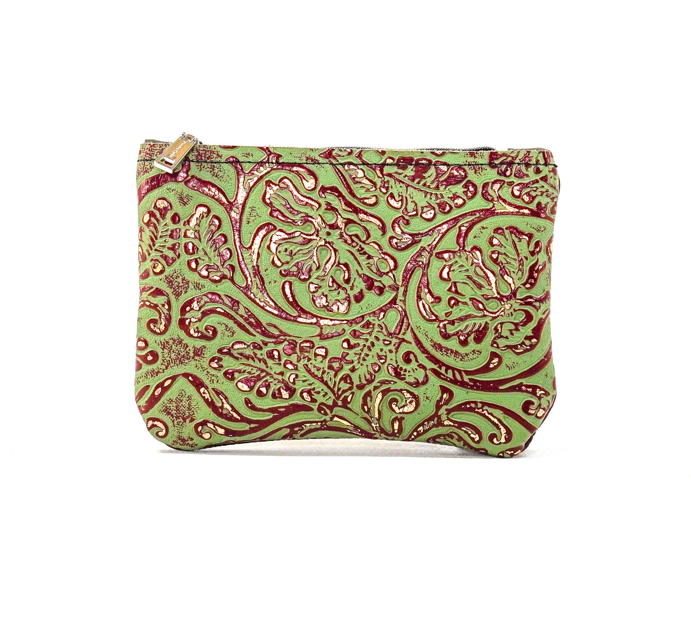 Purse Organizer - All Embossed w/ Cucumber Melon Tool-Purse Organizer-Western-Cowhide-Bags-Handmade-Products-Gifts-Dancing Cactus Designs