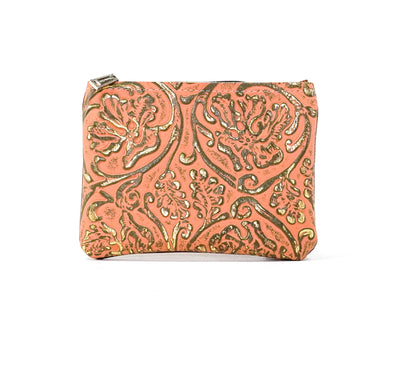 Purse Organizer - All Embossed w/ Grapefruit Tool-Purse Organizer-Western-Cowhide-Bags-Handmade-Products-Gifts-Dancing Cactus Designs