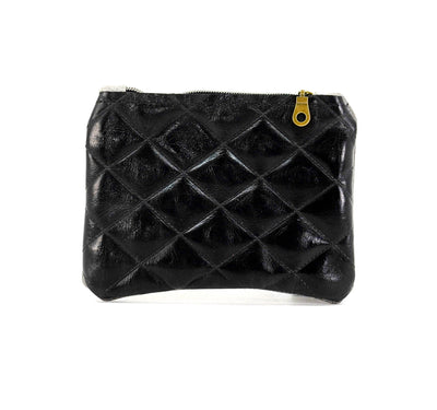 Purse Organizer - All Embossed w/ Onyx Diamond Stitch-Purse Organizer-Western-Cowhide-Bags-Handmade-Products-Gifts-Dancing Cactus Designs