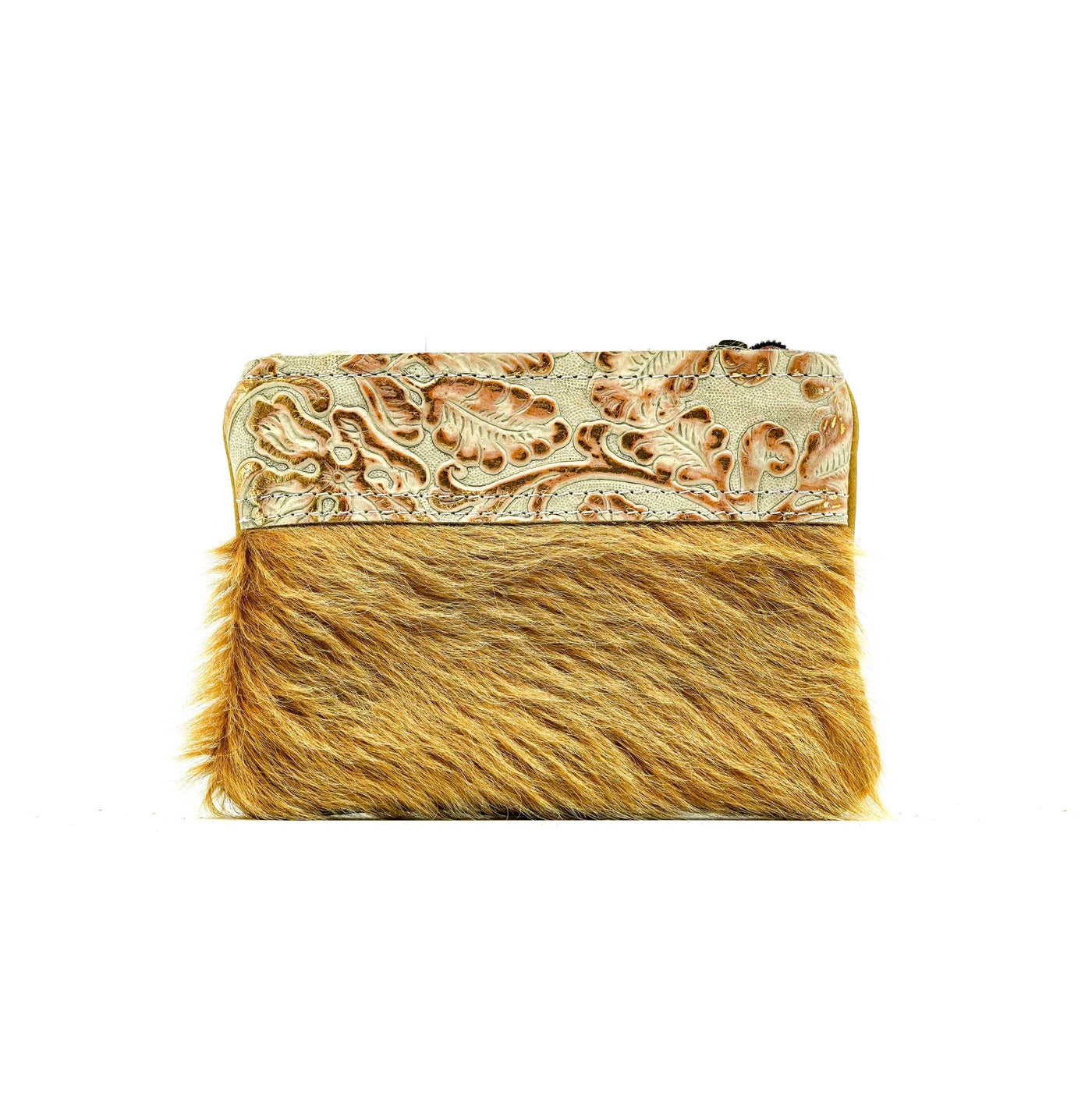 Purse Organizer - Highlander w/ Rose Gold-Purse Organizer-Western-Cowhide-Bags-Handmade-Products-Gifts-Dancing Cactus Designs