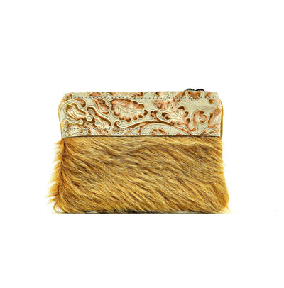 Purse Organizer - Highlander w/ Rose Gold-Purse Organizer-Western-Cowhide-Bags-Handmade-Products-Gifts-Dancing Cactus Designs
