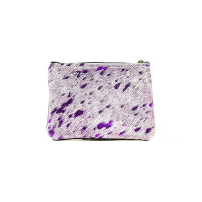 Purse Organizer - Purple Acid w/ No Embossed-Purse Organizer-Western-Cowhide-Bags-Handmade-Products-Gifts-Dancing Cactus Designs