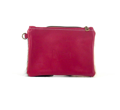 Purse Organizer - Tricolor w/ Red Skulls-Purse Organizer-Western-Cowhide-Bags-Handmade-Products-Gifts-Dancing Cactus Designs