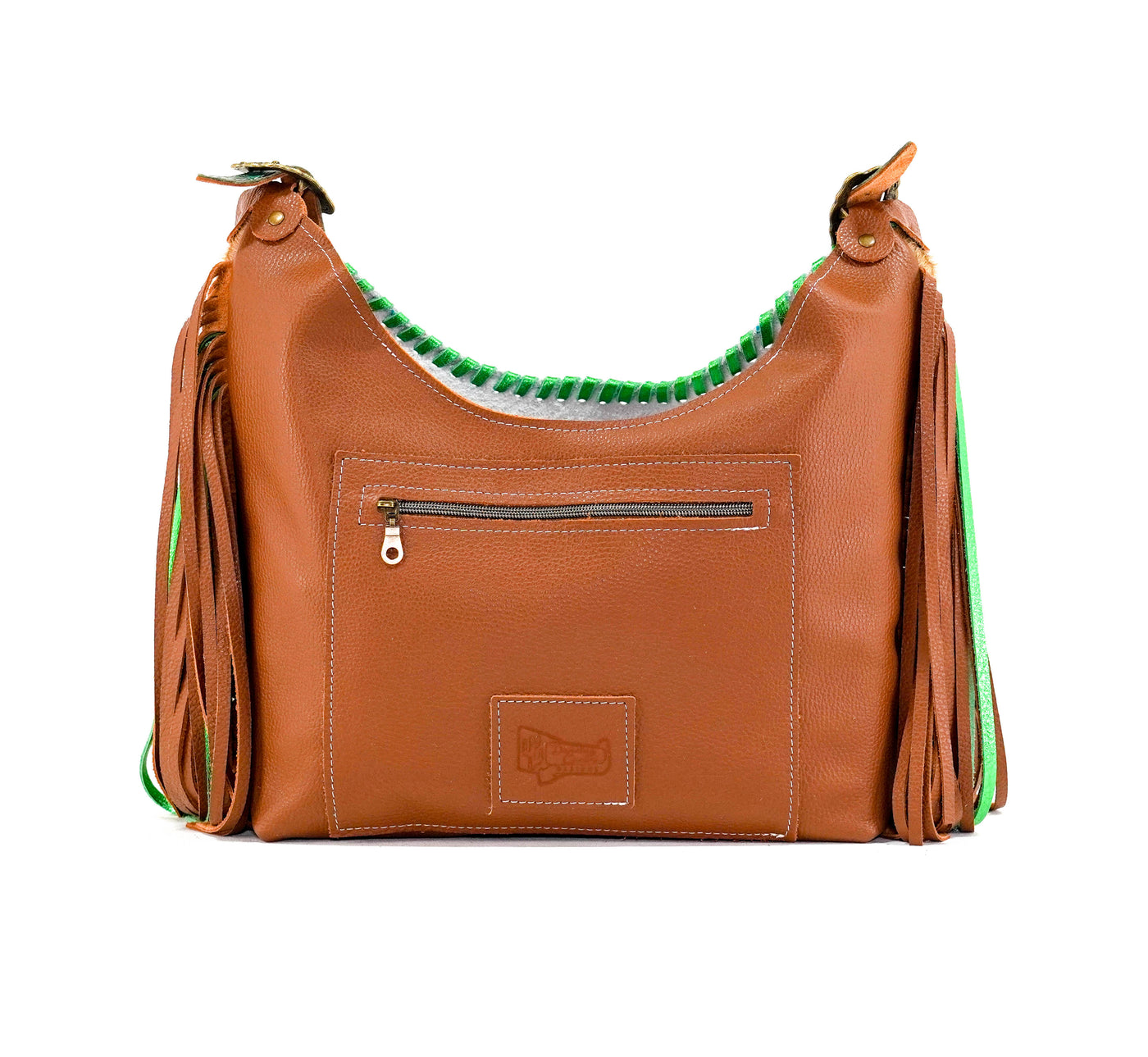 Reba - Brindle w/ No Embossed-Reba-Western-Cowhide-Bags-Handmade-Products-Gifts-Dancing Cactus Designs
