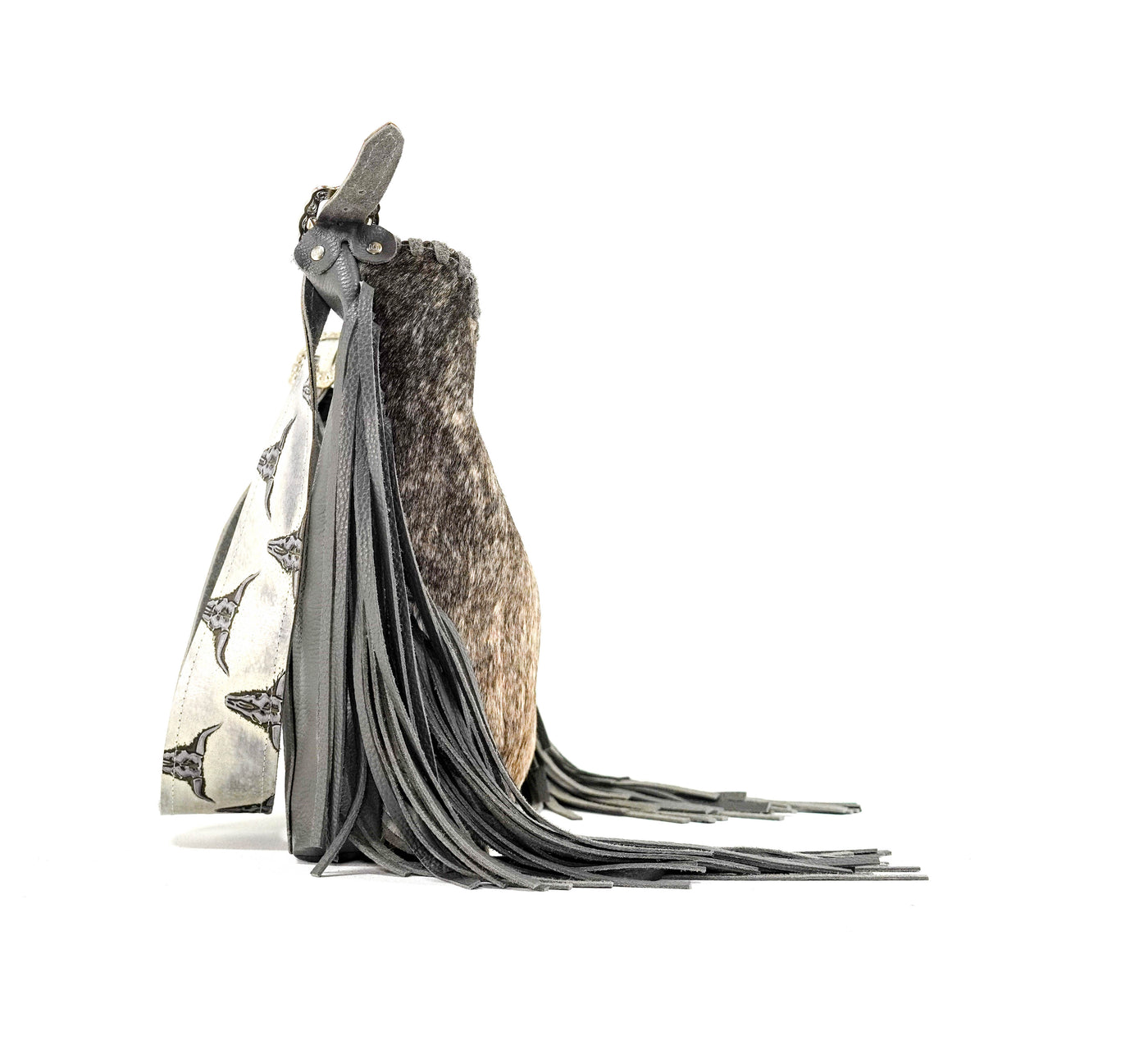Reba - Light Brindle w/ No Embossed-Reba-Western-Cowhide-Bags-Handmade-Products-Gifts-Dancing Cactus Designs
