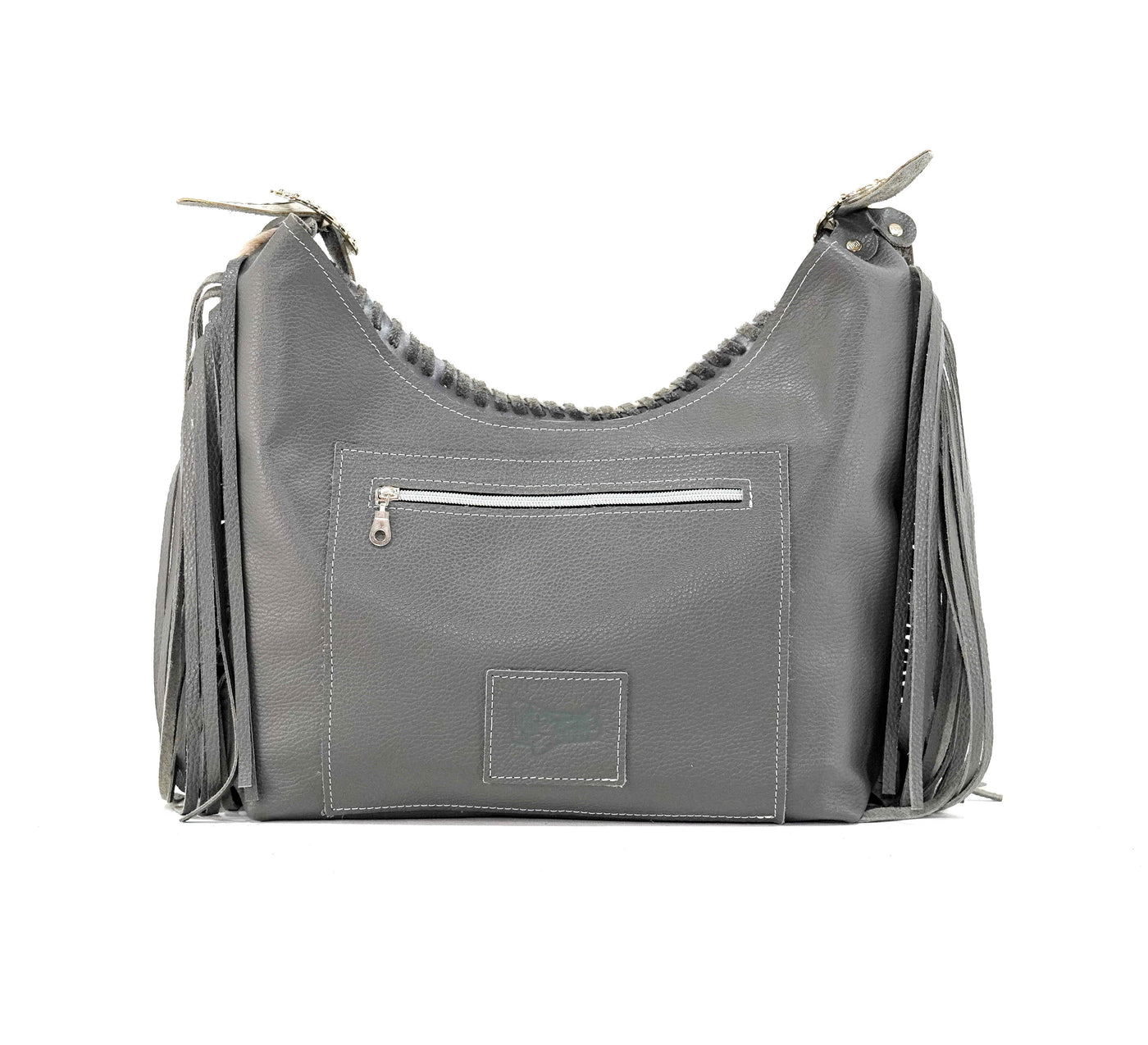 Reba - Light Brindle w/ No Embossed-Reba-Western-Cowhide-Bags-Handmade-Products-Gifts-Dancing Cactus Designs