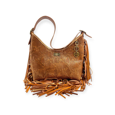 Reba Shoulder Bag-Apparel & Accessories > Handbags, Wallets & Cases > Handbags > Shoulder Bags-Western-Cowhide-Bags-Handmade-Products-Gifts-Dancing Cactus Designs
