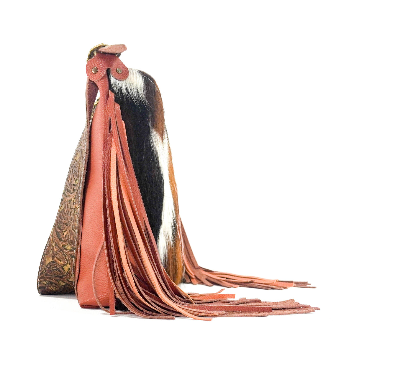 Reba - Tricolor w/ Wyoming Tool-Reba-Western-Cowhide-Bags-Handmade-Products-Gifts-Dancing Cactus Designs