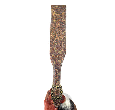 Reba - Tricolor w/ Wyoming Tool-Reba-Western-Cowhide-Bags-Handmade-Products-Gifts-Dancing Cactus Designs