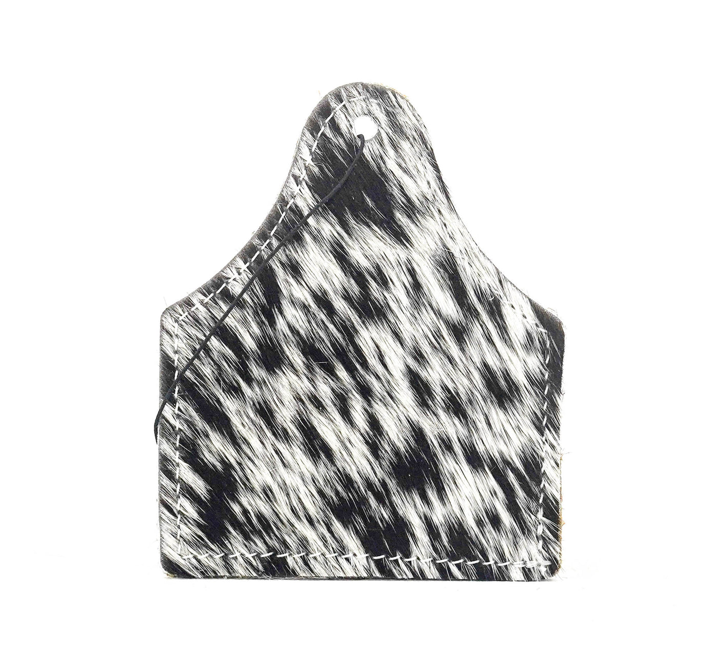 Roadie Tag - Black & White w/ Royston Skulls-Roadie Tag-Western-Cowhide-Bags-Handmade-Products-Gifts-Dancing Cactus Designs