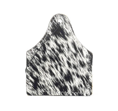 Roadie Tag - Black & White w/ Royston Skulls-Roadie Tag-Western-Cowhide-Bags-Handmade-Products-Gifts-Dancing Cactus Designs
