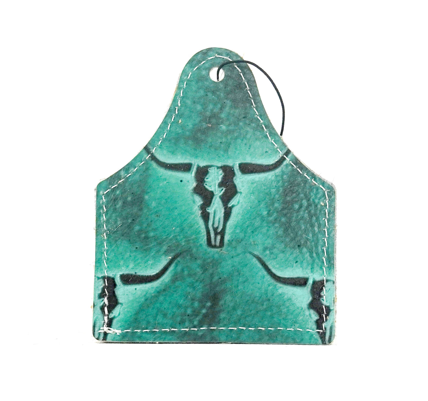 Roadie Tag - Black & White w/ Royston Skulls-Roadie Tag-Western-Cowhide-Bags-Handmade-Products-Gifts-Dancing Cactus Designs