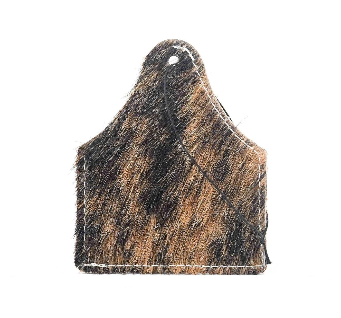 Roadie Tag - Brindle w/ Copper Penny Navajo-Roadie Tag-Western-Cowhide-Bags-Handmade-Products-Gifts-Dancing Cactus Designs