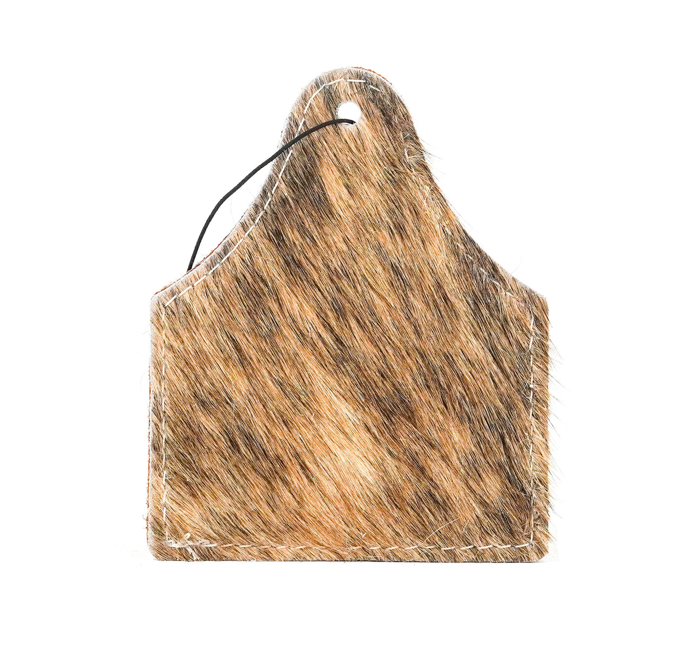 Roadie Tag - Brindle w/ Deadwood Roses-Roadie Tag-Western-Cowhide-Bags-Handmade-Products-Gifts-Dancing Cactus Designs