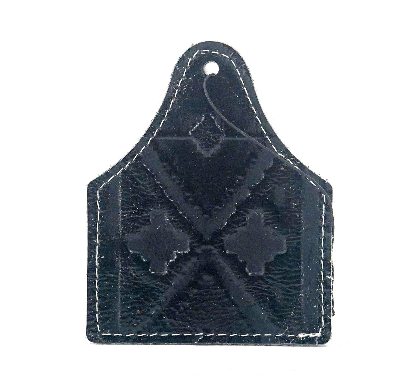 Roadie Tag - Brindle w/ Onyx Navajo-Roadie Tag-Western-Cowhide-Bags-Handmade-Products-Gifts-Dancing Cactus Designs