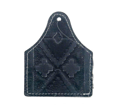 Roadie Tag - Brindle w/ Onyx Navajo-Roadie Tag-Western-Cowhide-Bags-Handmade-Products-Gifts-Dancing Cactus Designs