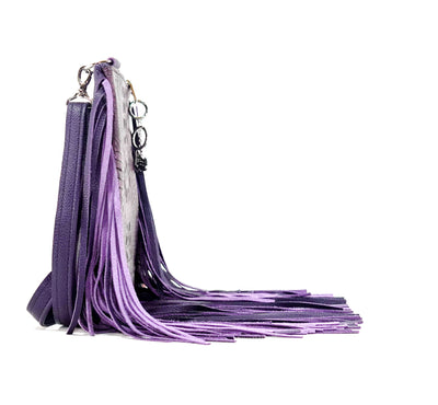 Shania - All Embossed w/ Amethyst Croc-Shania-Western-Cowhide-Bags-Handmade-Products-Gifts-Dancing Cactus Designs