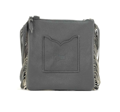 Shania - Black & White w/ Smoke Show Croc-Shania-Western-Cowhide-Bags-Handmade-Products-Gifts-Dancing Cactus Designs