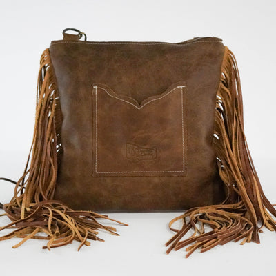 Shania - Brindle w/ Honey Tool-Shania-Western-Cowhide-Bags-Handmade-Products-Gifts-Dancing Cactus Designs