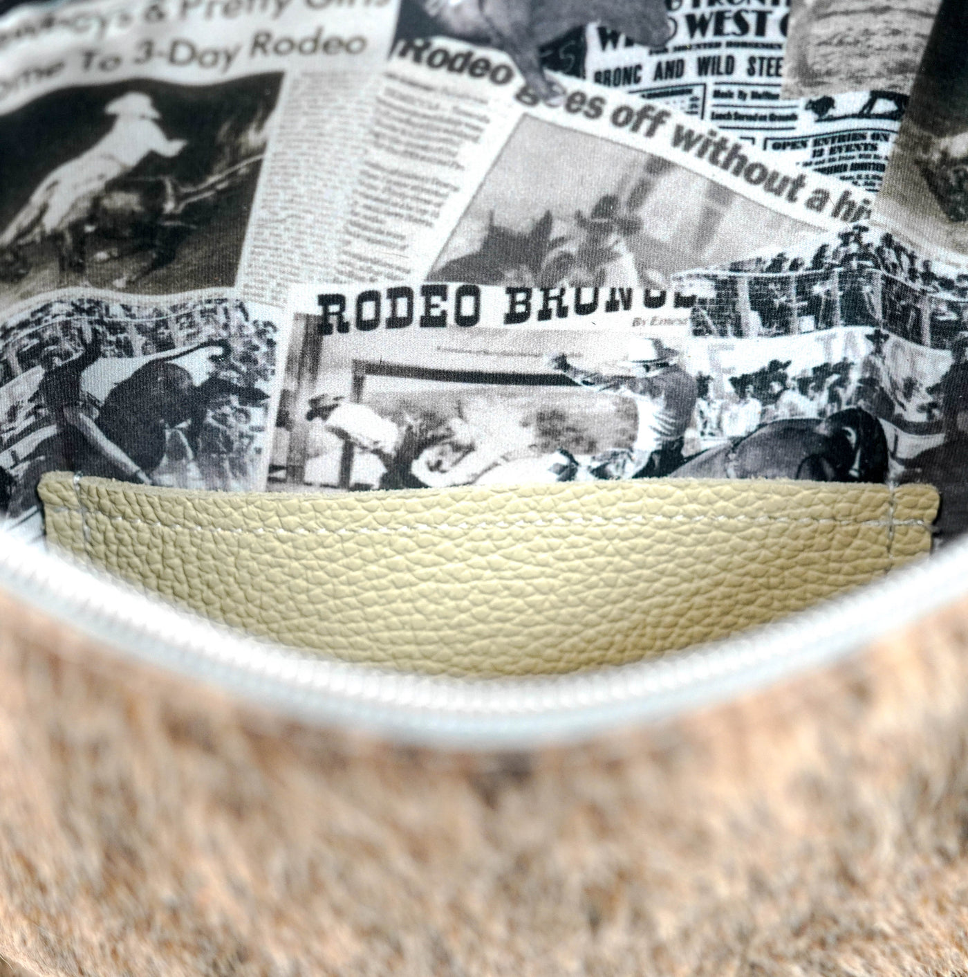 Shania - Brindle w/ No Embossed-Shania-Western-Cowhide-Bags-Handmade-Products-Gifts-Dancing Cactus Designs