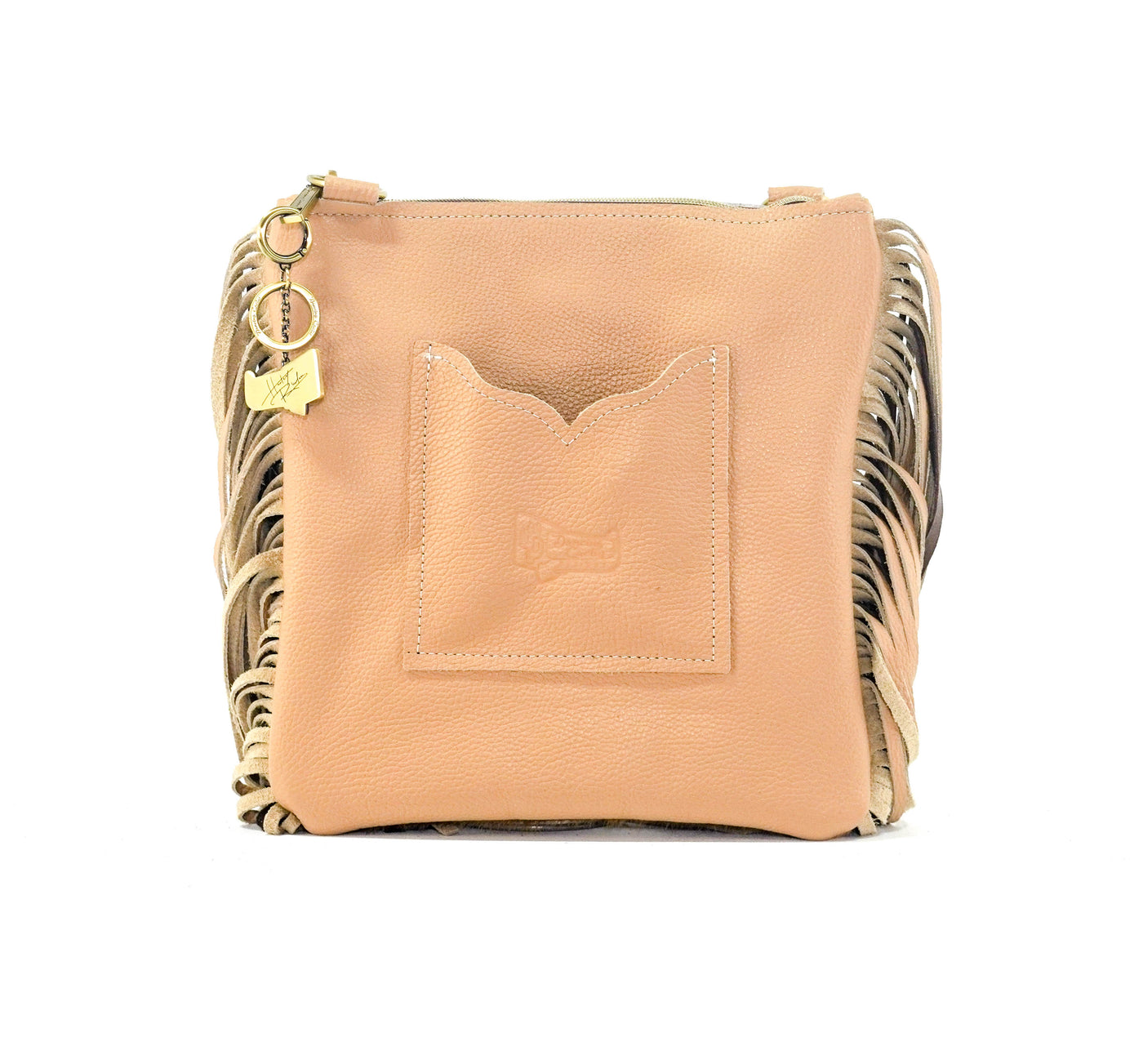 Shania - Brindle w/ No Embossed-Shania-Western-Cowhide-Bags-Handmade-Products-Gifts-Dancing Cactus Designs