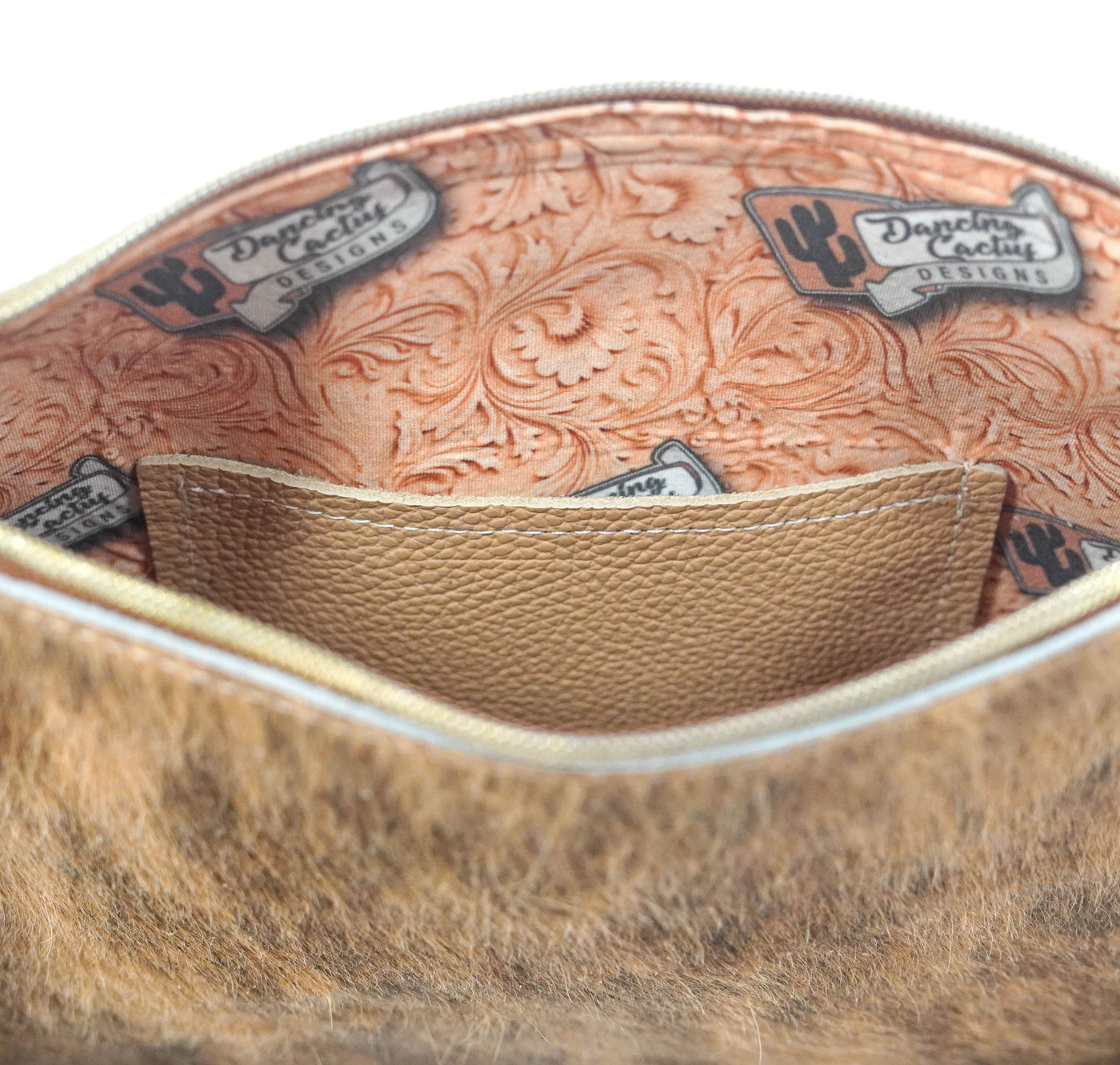 Shania - Brindle w/ No Embossed-Shania-Western-Cowhide-Bags-Handmade-Products-Gifts-Dancing Cactus Designs