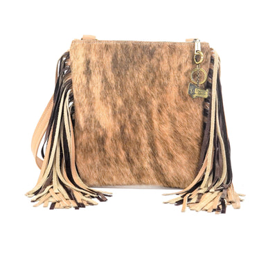 Shania - Brindle w/ No Embossed-Shania-Western-Cowhide-Bags-Handmade-Products-Gifts-Dancing Cactus Designs