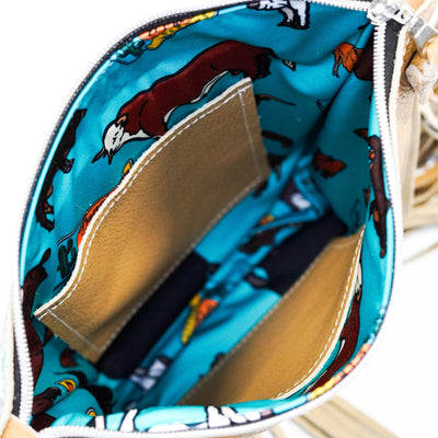 Shania - Brindle w/ Royston Navajo-Shania-Western-Cowhide-Bags-Handmade-Products-Gifts-Dancing Cactus Designs