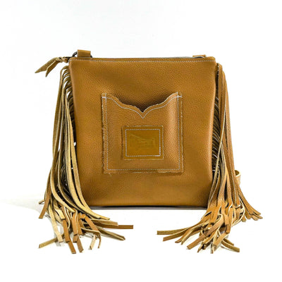 Shania - Brindle w/ Sepia Skulls-Shania-Western-Cowhide-Bags-Handmade-Products-Gifts-Dancing Cactus Designs