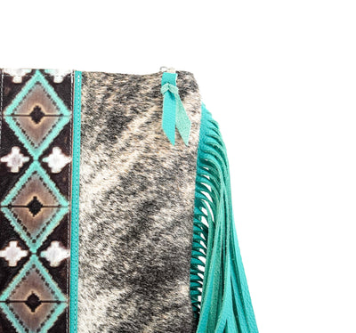 Shania - Light Brindle w/ Cocoa Navajo-Shania-Western-Cowhide-Bags-Handmade-Products-Gifts-Dancing Cactus Designs