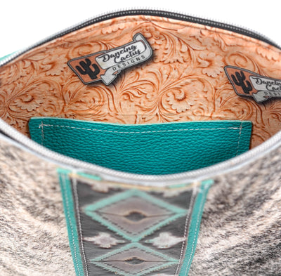Shania - Light Brindle w/ Cocoa Navajo-Shania-Western-Cowhide-Bags-Handmade-Products-Gifts-Dancing Cactus Designs