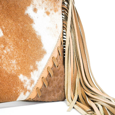 Shania - Longhorn w/ Vanilla Leopard-Shania-Western-Cowhide-Bags-Handmade-Products-Gifts-Dancing Cactus Designs