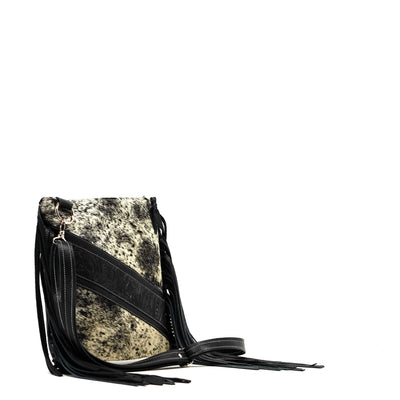 Shania - Salt & Pepper w/ Onyx Denver-Shania-Western-Cowhide-Bags-Handmade-Products-Gifts-Dancing Cactus Designs