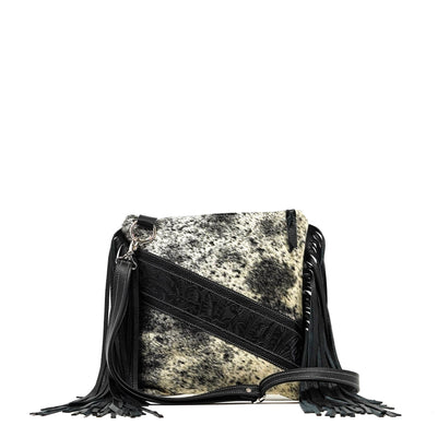 Shania - Salt & Pepper w/ Onyx Denver-Shania-Western-Cowhide-Bags-Handmade-Products-Gifts-Dancing Cactus Designs