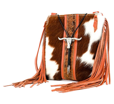 Shania - Tricolor w/ Caramel Navajo-Shania-Western-Cowhide-Bags-Handmade-Products-Gifts-Dancing Cactus Designs