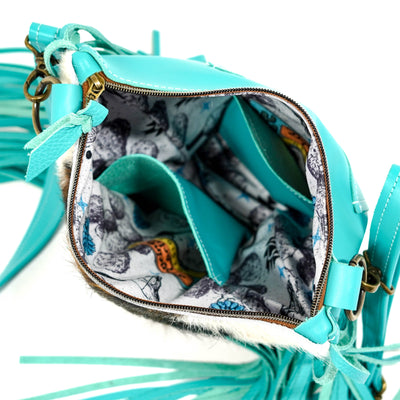 Shania - Tricolor w/ Margaritaville Navajo-Shania-Western-Cowhide-Bags-Handmade-Products-Gifts-Dancing Cactus Designs